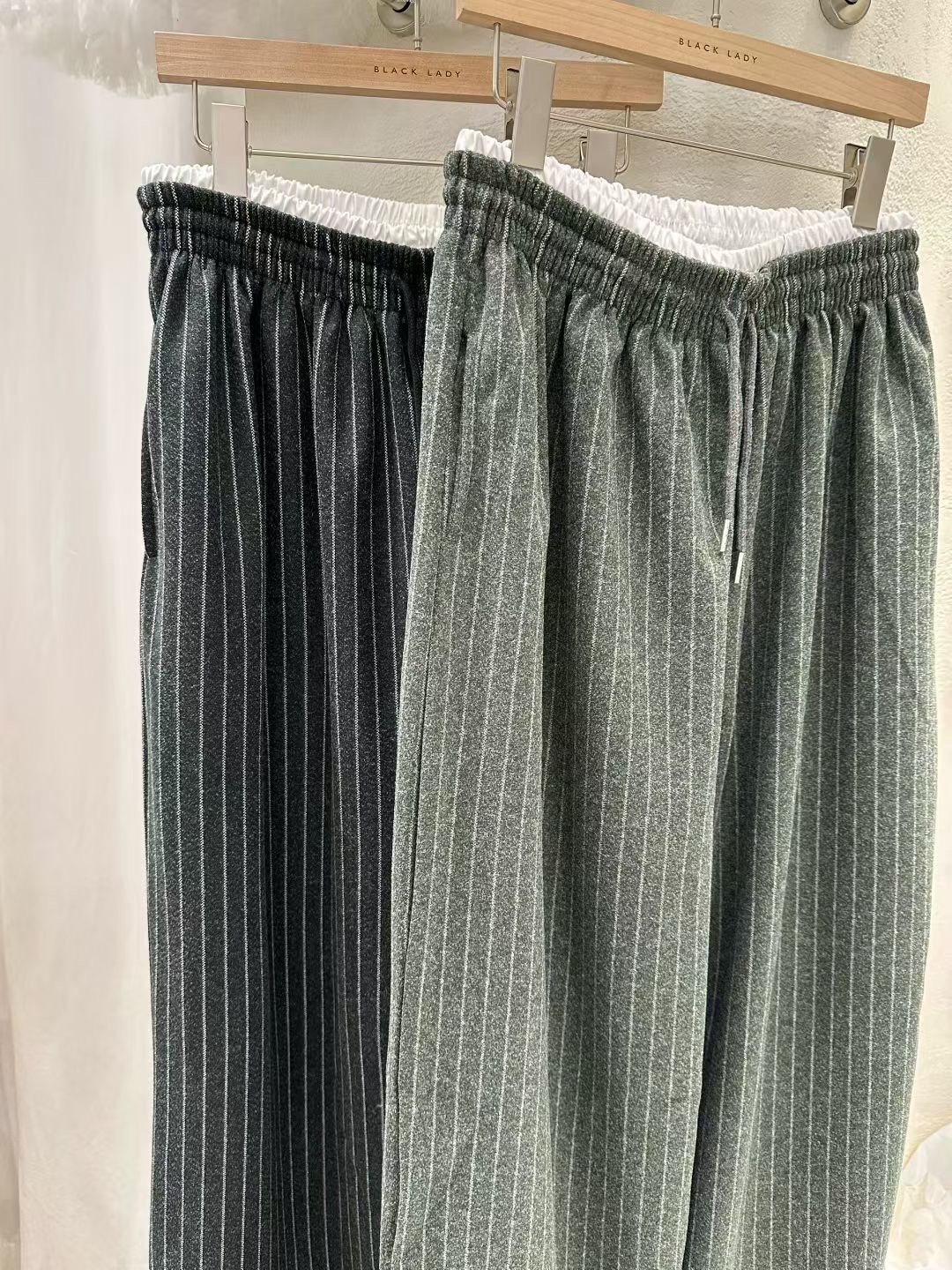 BLACK LADY韓國代購㊣女裝新款休閑真品時尚熱賣職業休閑褲BLACK LADY休閑褲