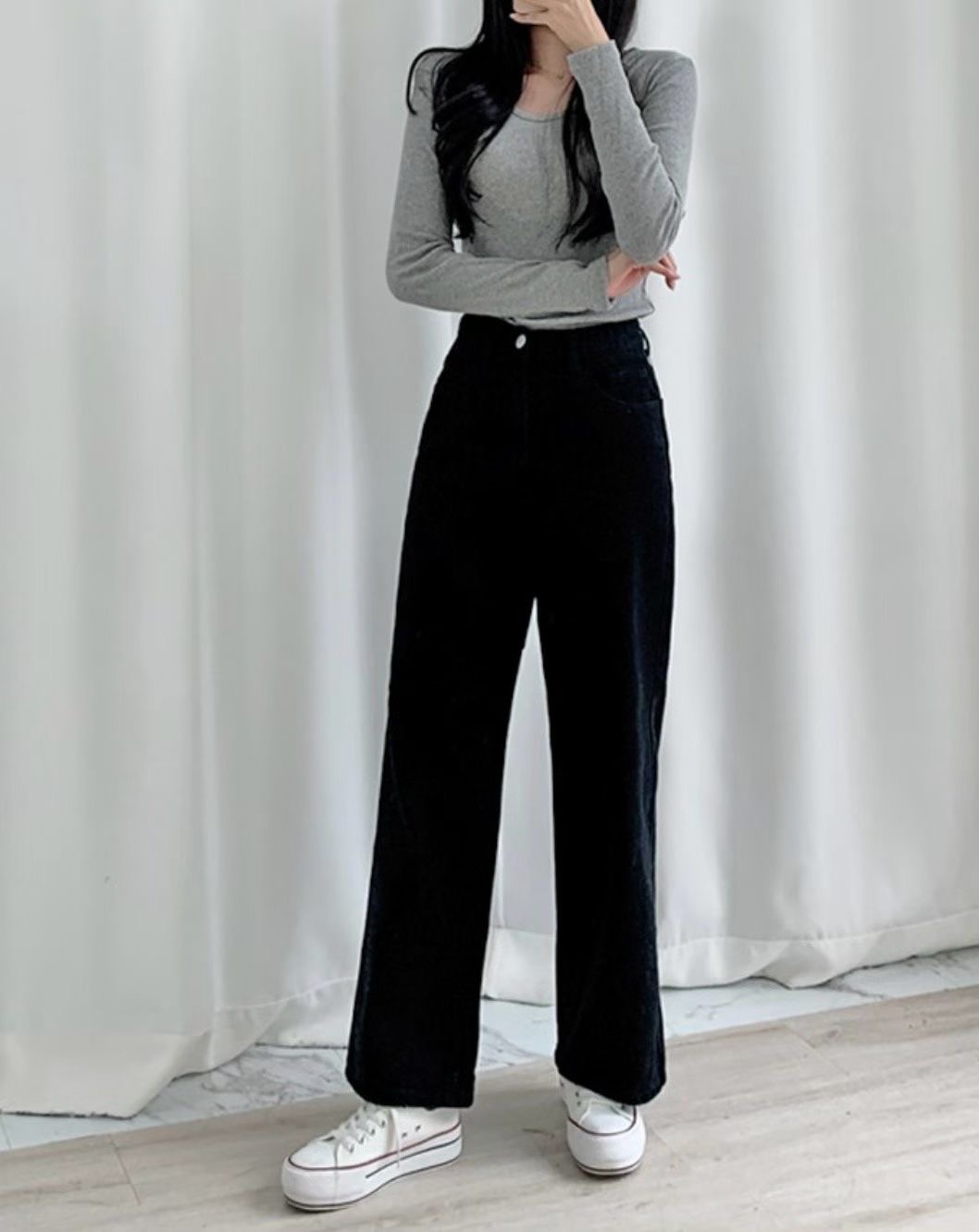 UB 40東大門㊣實拍女裝新款職業時尚推薦休閑25秋冬牛仔褲加絨UB 40牛仔褲