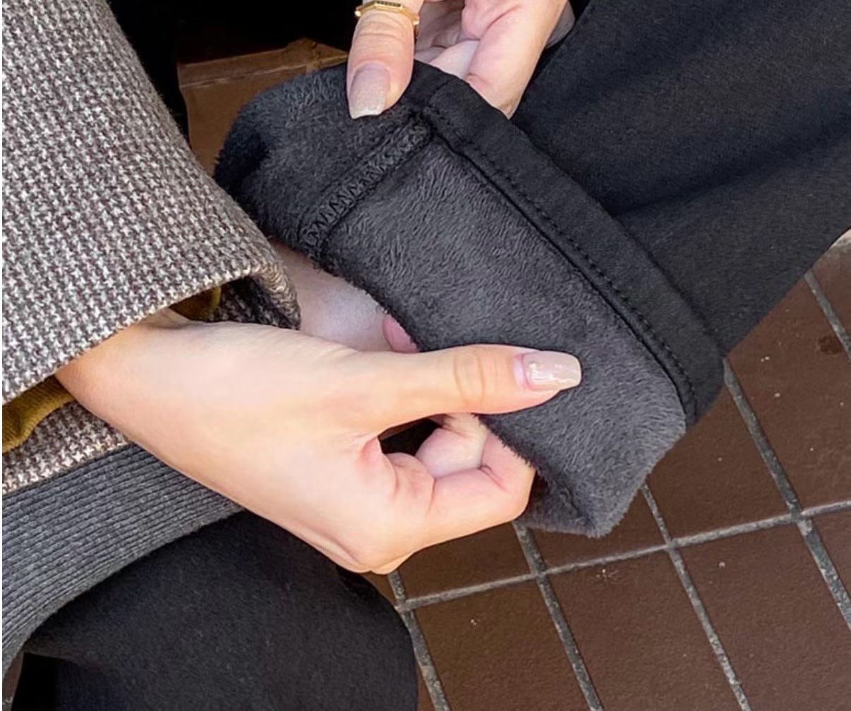 UB 40東大門㊣實拍女裝新款職業時尚推薦休閑25秋冬牛仔褲加絨UB 40牛仔褲