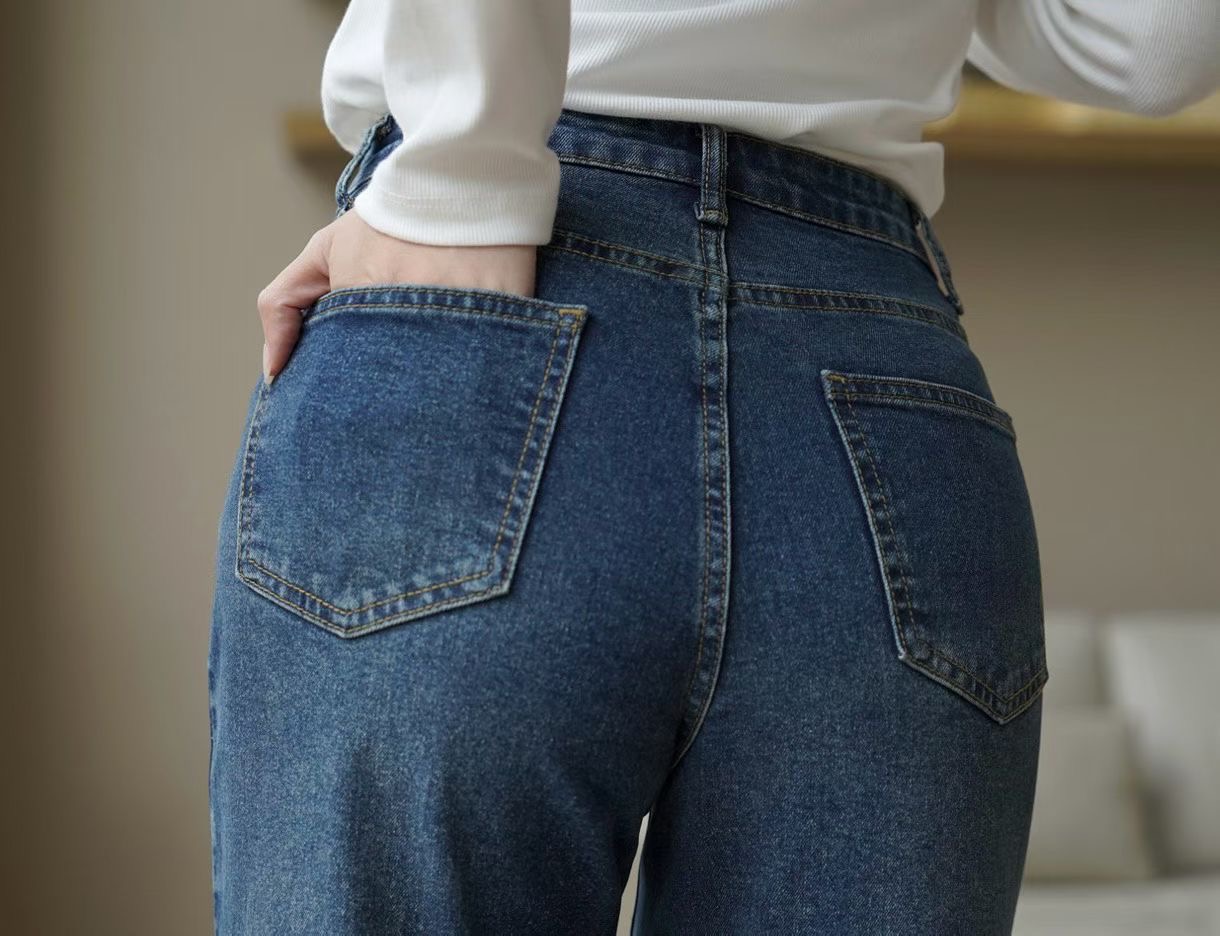 UB 40東大門㊣代購女士新款25秋冬職業休閑時尚人氣牛仔褲UB 40牛仔褲