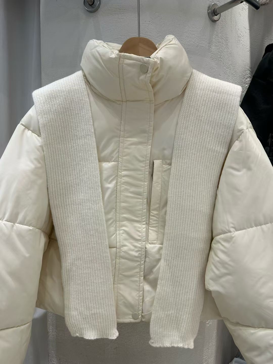 BLACK LADY東大門㊣代購女士新款時尚職業短款棉服不含披肩BLACK LADY短款棉服圖色3