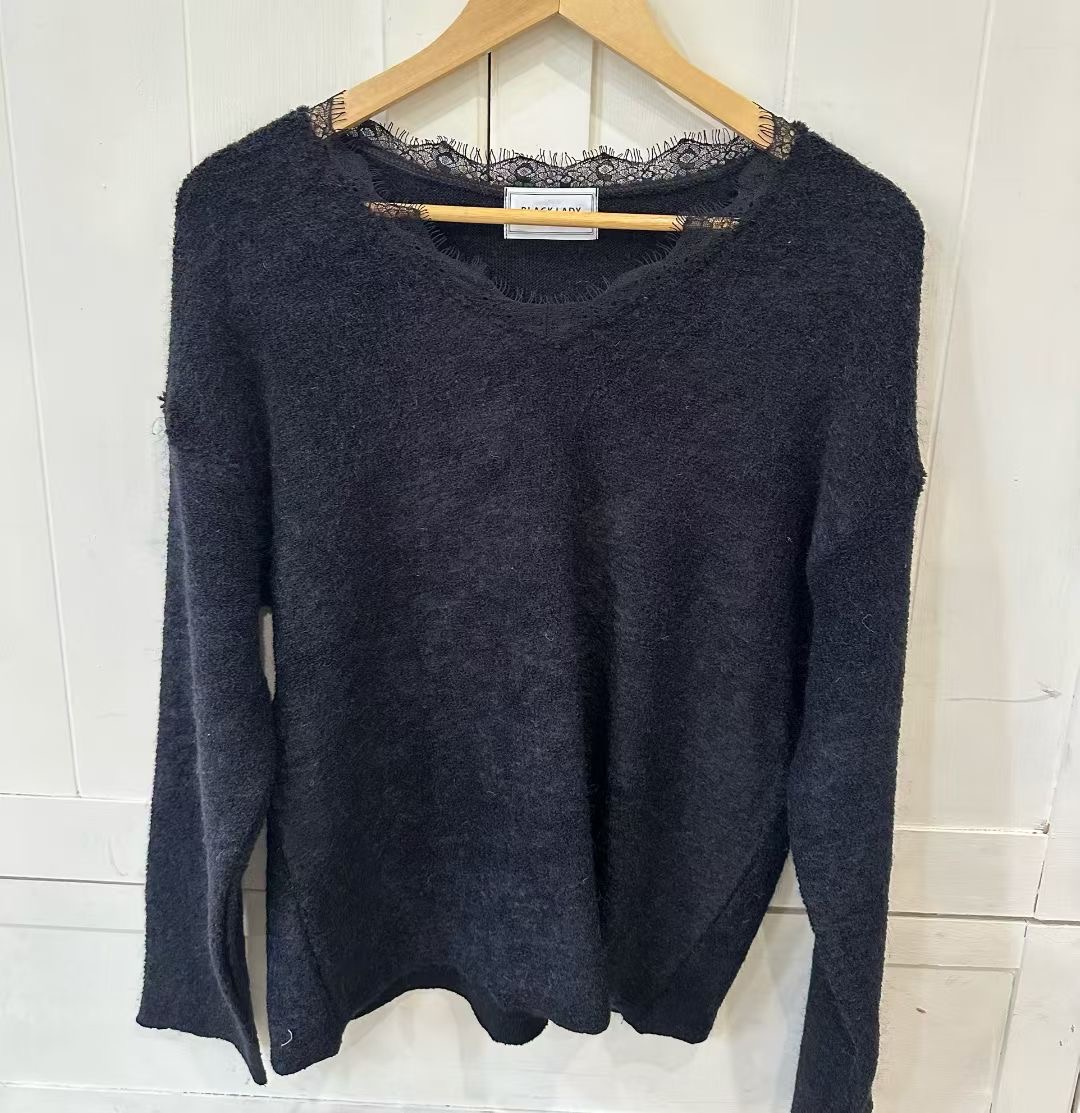 BLACK LADY東大門㊣代購女裝新品時尚職業熱賣25秋冬針織衫BLACK LADY針織衫圖色1