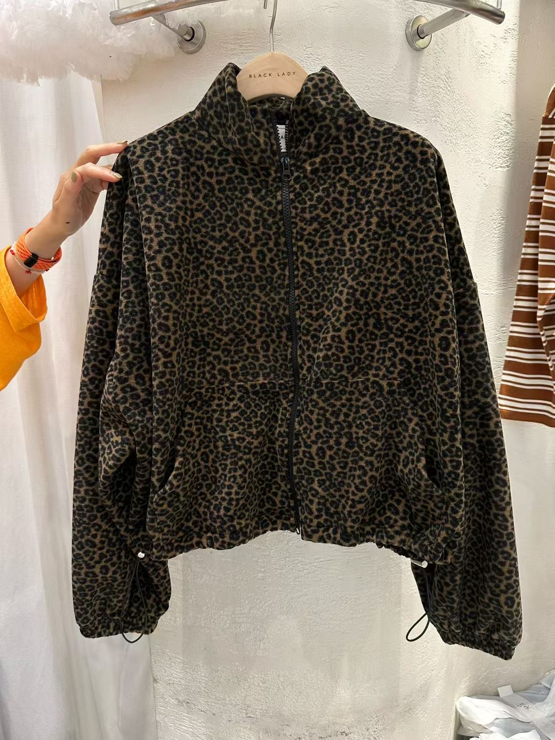 BLACK LADY韓國直郵㊣女裝新品25秋冬熱賣推薦真品休閑夾克BLACK LADY夾克圖色1