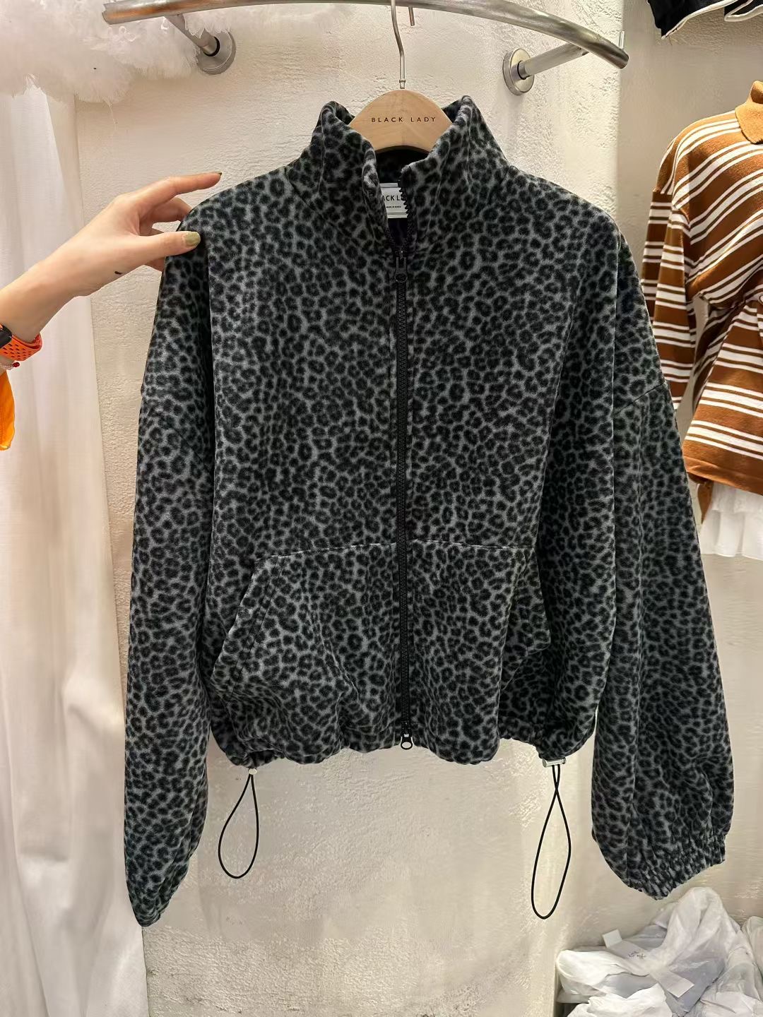 BLACK LADY韓國直郵㊣女裝新品25秋冬熱賣推薦真品休閑夾克BLACK LADY夾克圖色2