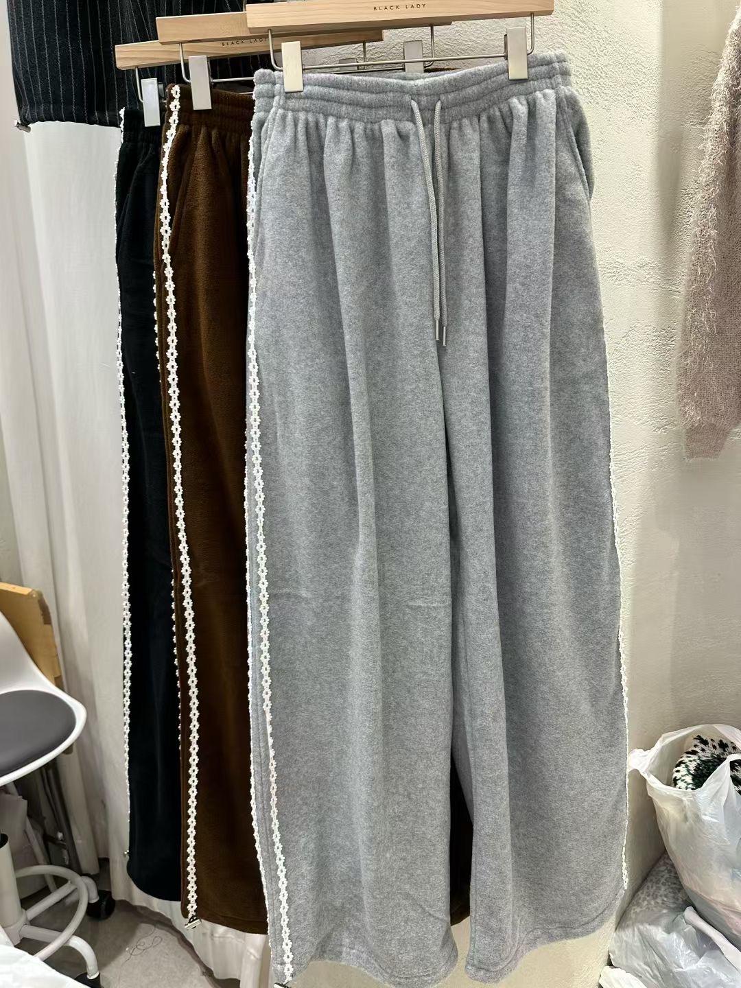 BLACK LADY東大門㊣直郵女士新品推薦真品時尚休閑職業休閑褲BLACK LADY休閑褲圖色2左二色