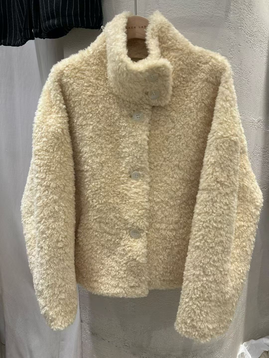 BLACK LADY韓國直郵㊣女士新款25秋冬時尚人氣推薦短款大衣BLACK LADY短款大衣圖色1