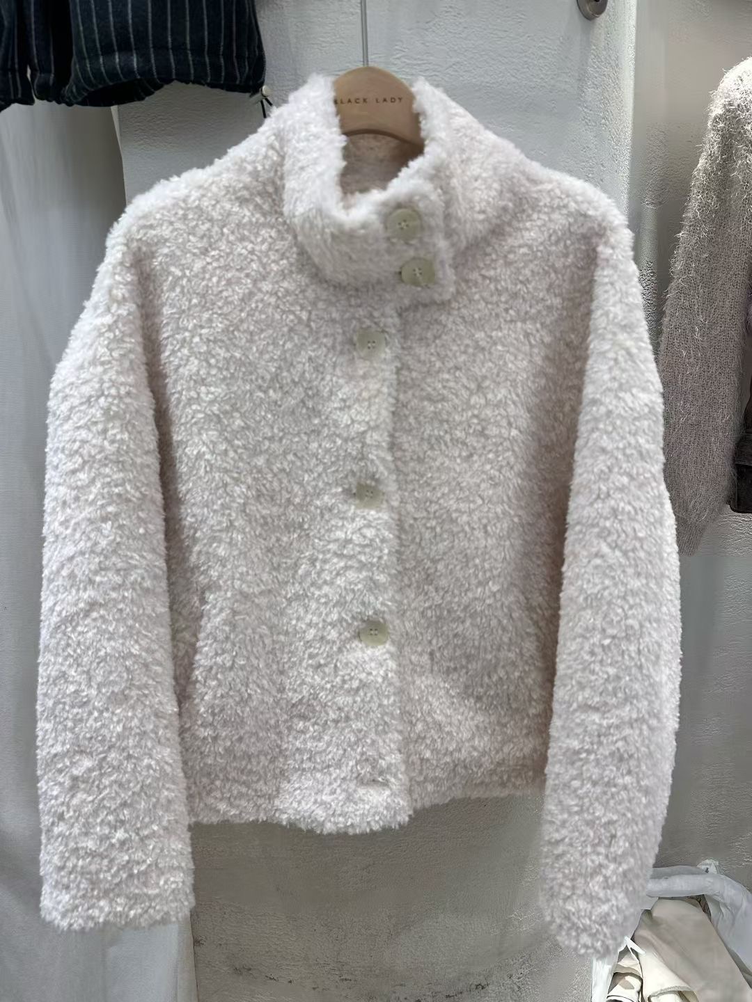 BLACK LADY韓國直郵㊣女士新款25秋冬時尚人氣推薦短款大衣BLACK LADY短款大衣圖色2