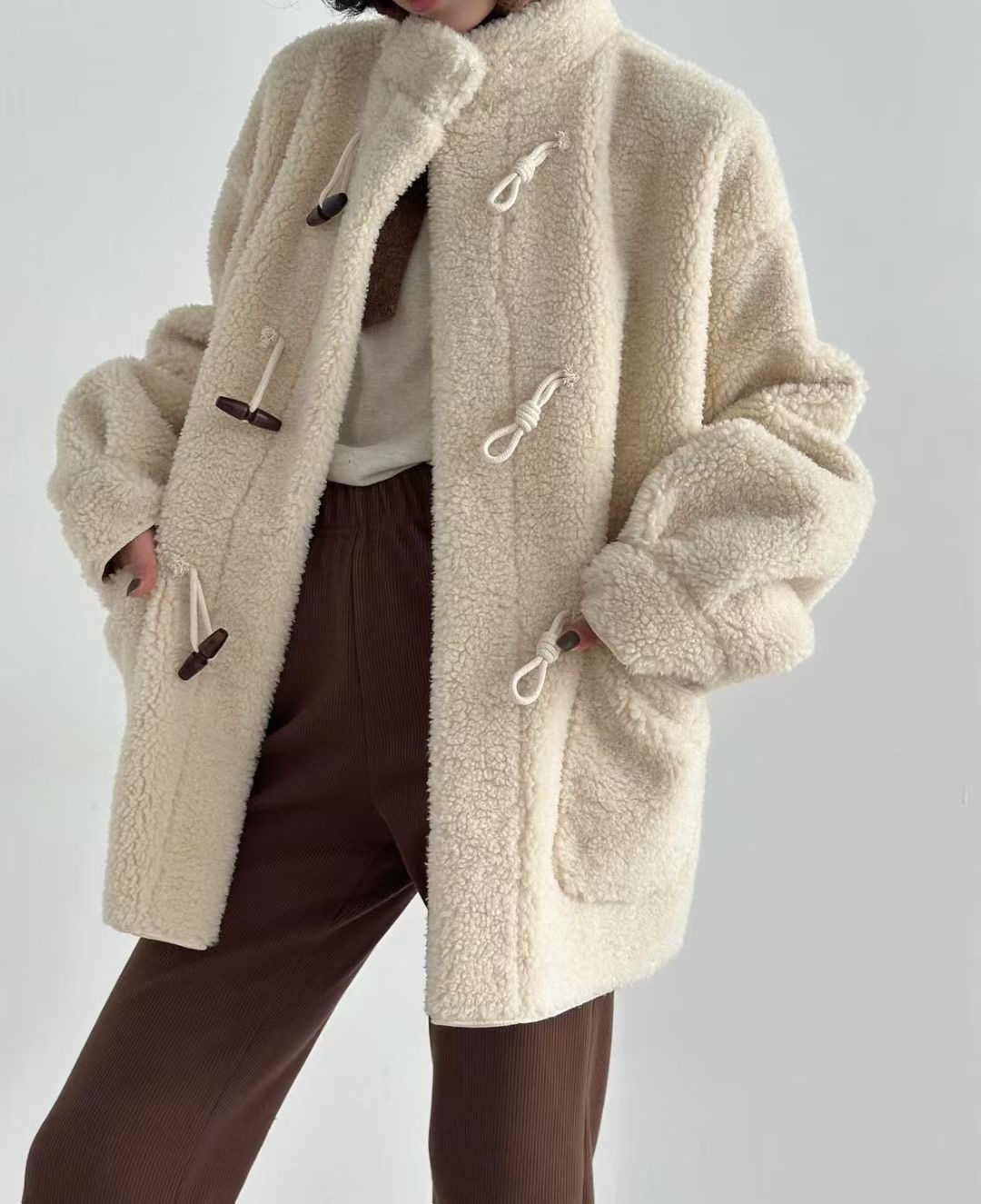 BLACK LADY東大門㊣代購女裝新款推薦休閑職業真品中長款大衣BLACK LADY中長款大衣