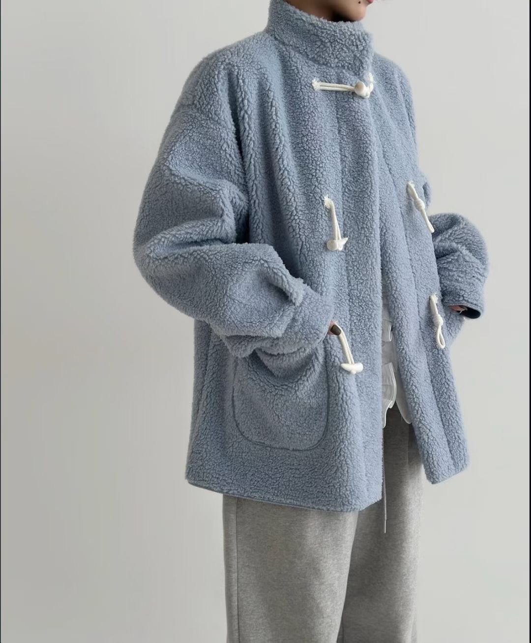 BLACK LADY東大門㊣代購女裝新款推薦休閑職業真品中長款大衣BLACK LADY中長款大衣圖色2