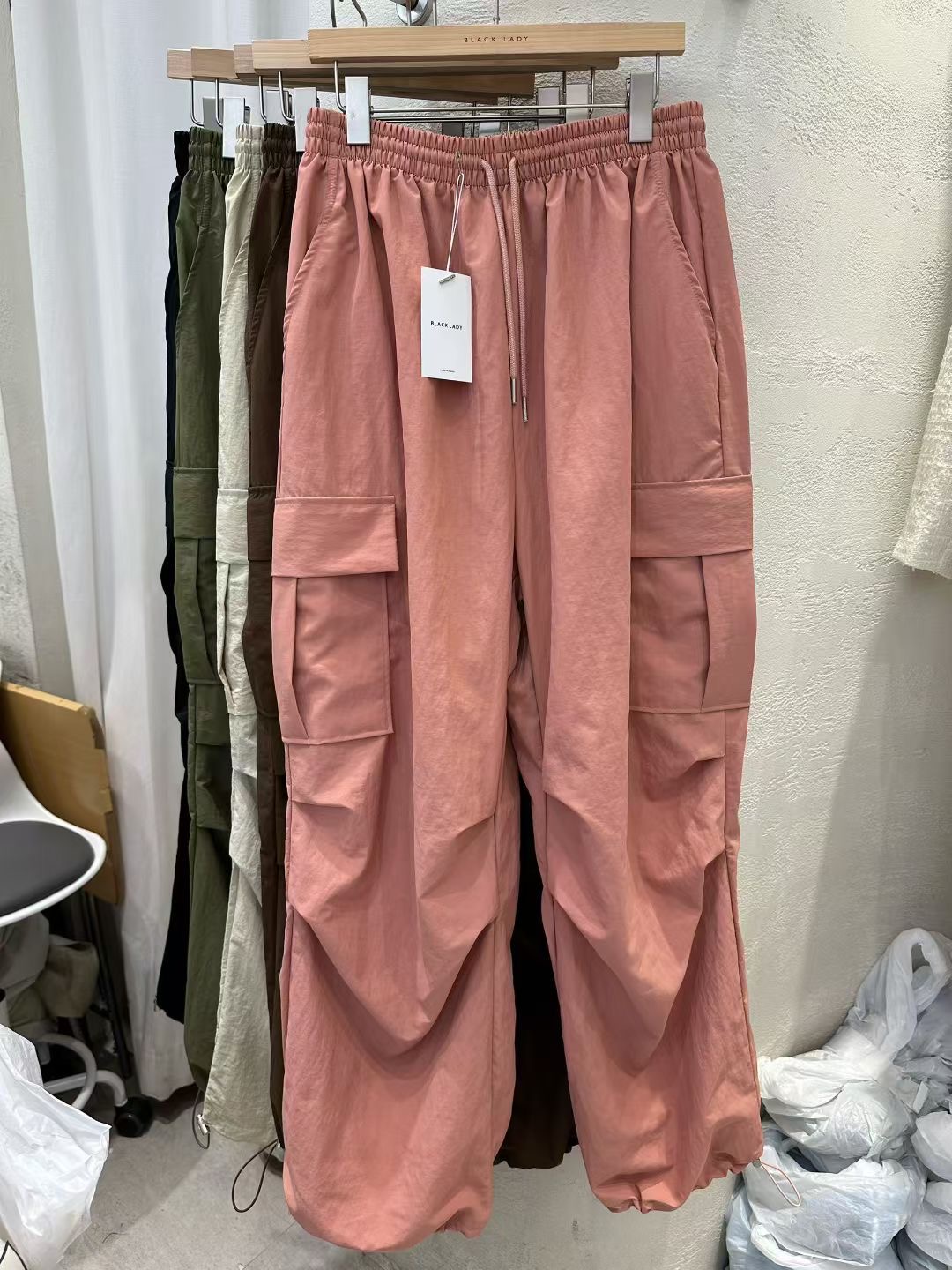 BLACK LADY東大門㊣直郵女士新品職業25秋冬熱賣人氣休閑褲BLACK LADY休閑褲