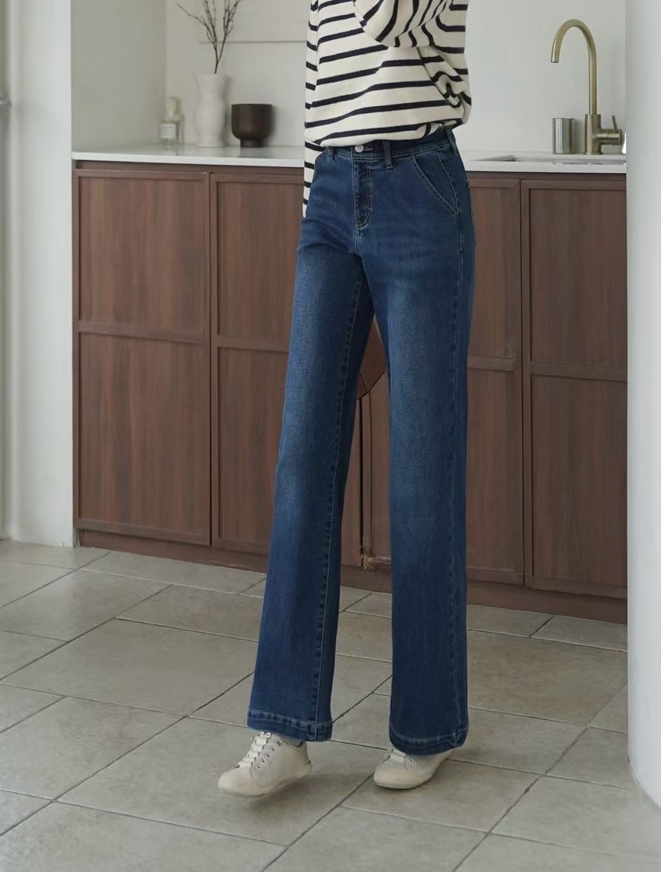 UB 40東大門㊣實拍女士新品推薦熱賣休閑職業真品25秋冬牛仔褲UB 40牛仔褲圖色1