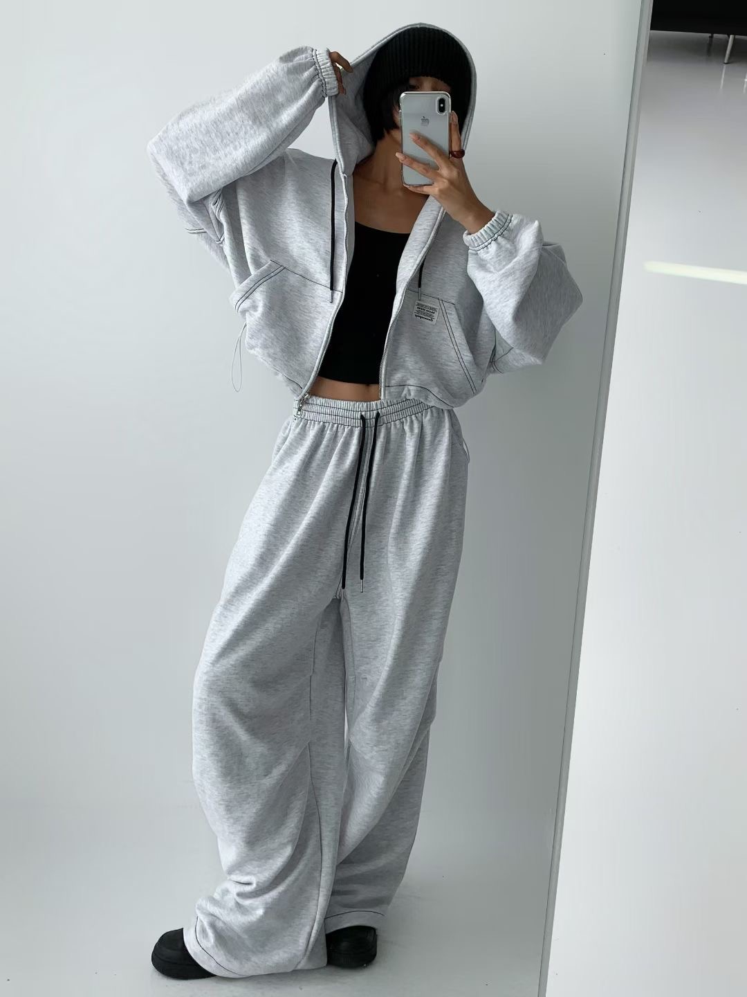 BLACK LADY韓國代購㊣女裝新品真品時尚職業休閑25秋冬休閑褲BLACK LADY休閑褲