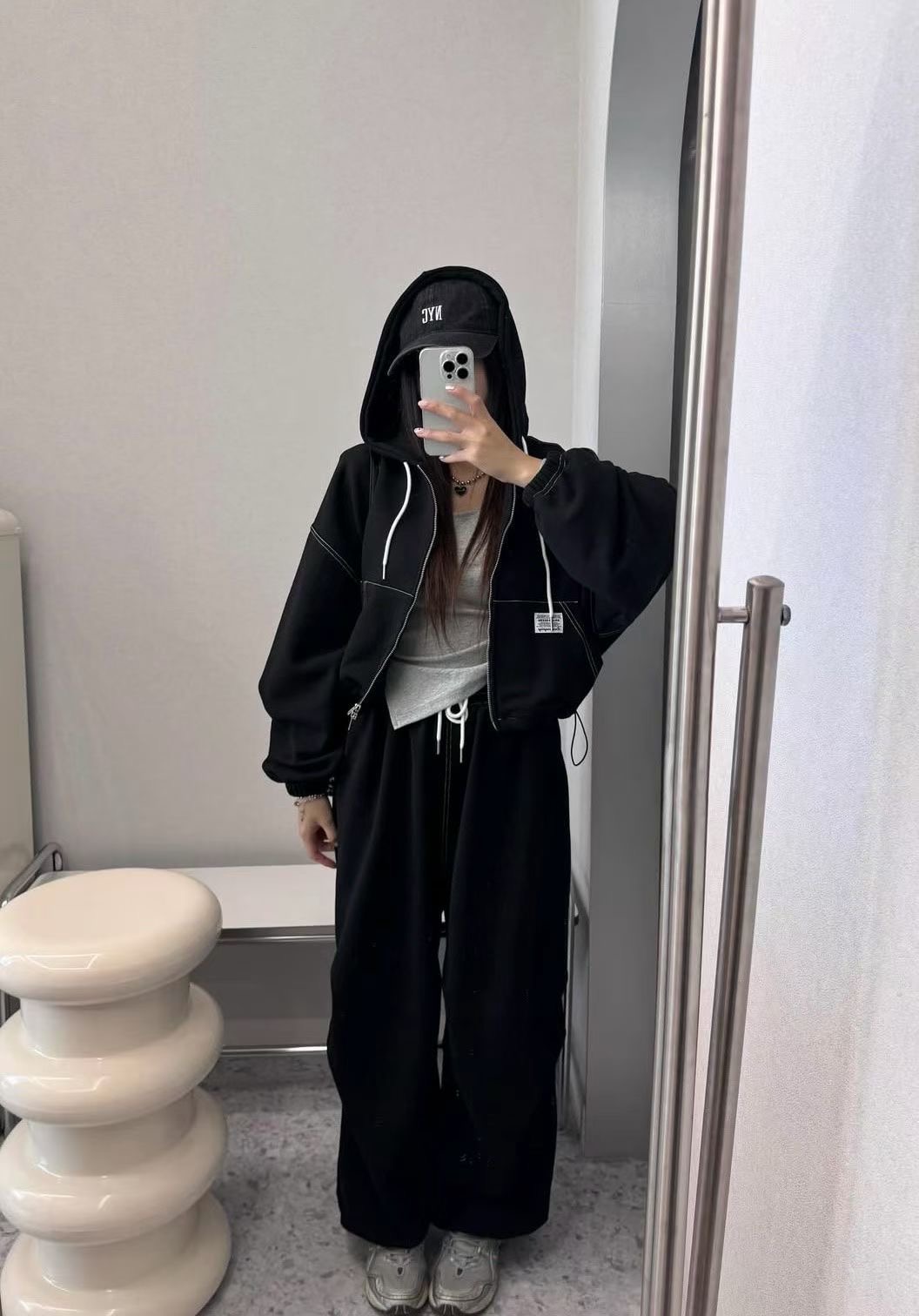 BLACK LADY韓國代購㊣女裝新品真品時尚職業休閑25秋冬休閑褲BLACK LADY休閑褲圖色2