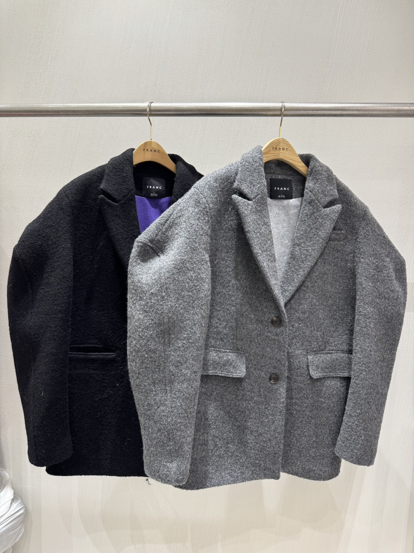 FRANC—L東大門㊣代購女裝新品熱賣職業真品25秋冬人氣夾克FRANC夾克