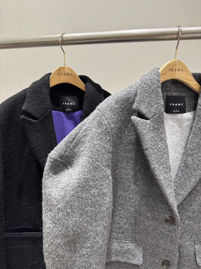 FRANC—L東大門㊣代購女裝新品熱賣職業真品25秋冬人氣夾克FRANC夾克