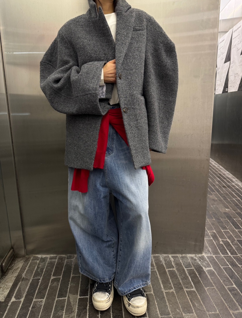 FRANC—L東大門㊣代購女裝新品熱賣職業真品25秋冬人氣夾克FRANC夾克