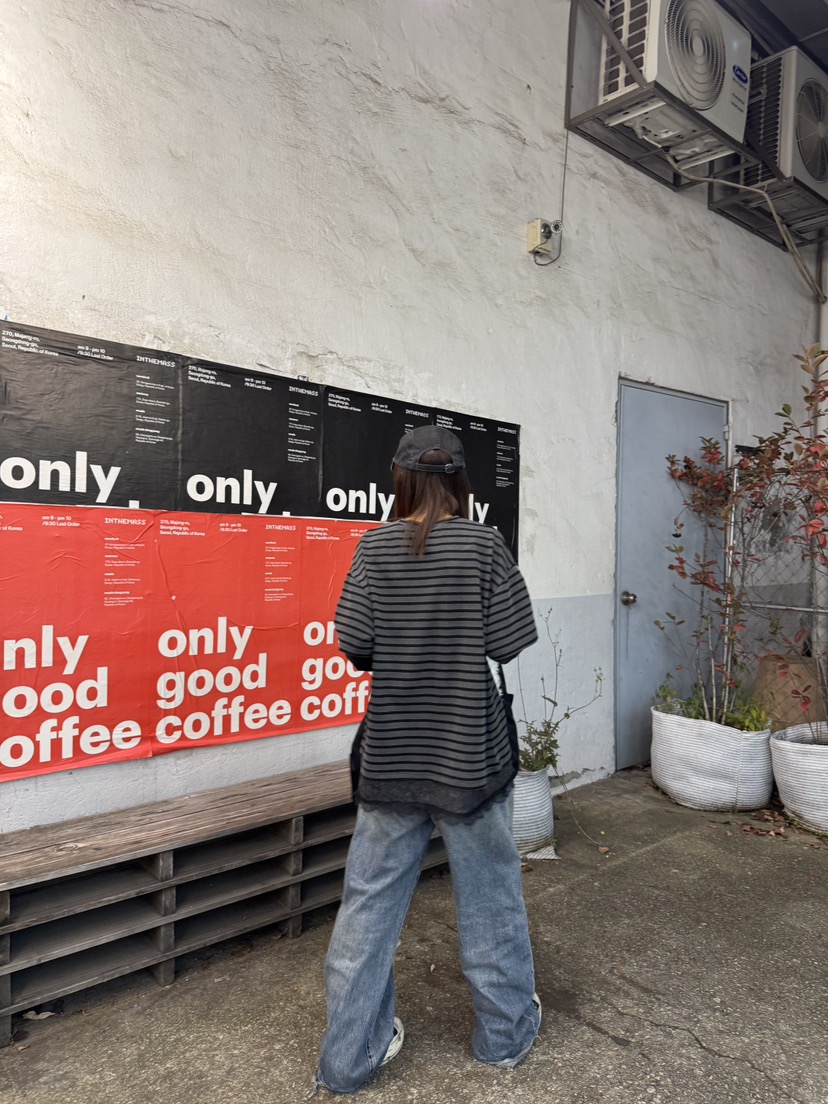 FRANC—L韓國直郵㊣女士新款真品時尚休閑長袖T恤假兩件條紋FRANC長袖T恤