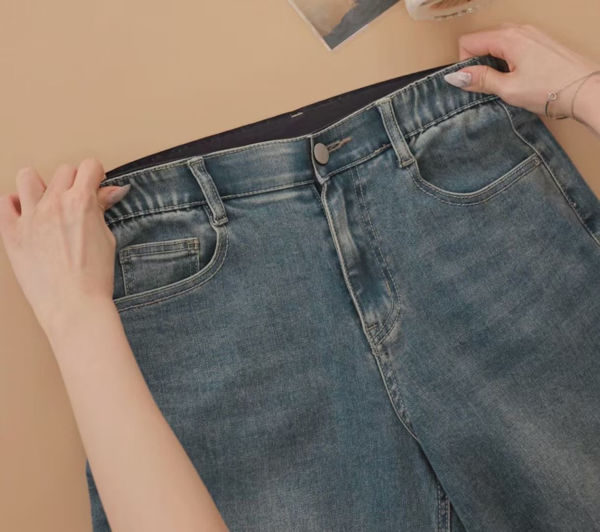 UB 40東大門㊣直郵女士新品時尚真品職業休閑人氣熱賣牛仔褲UB 40牛仔褲