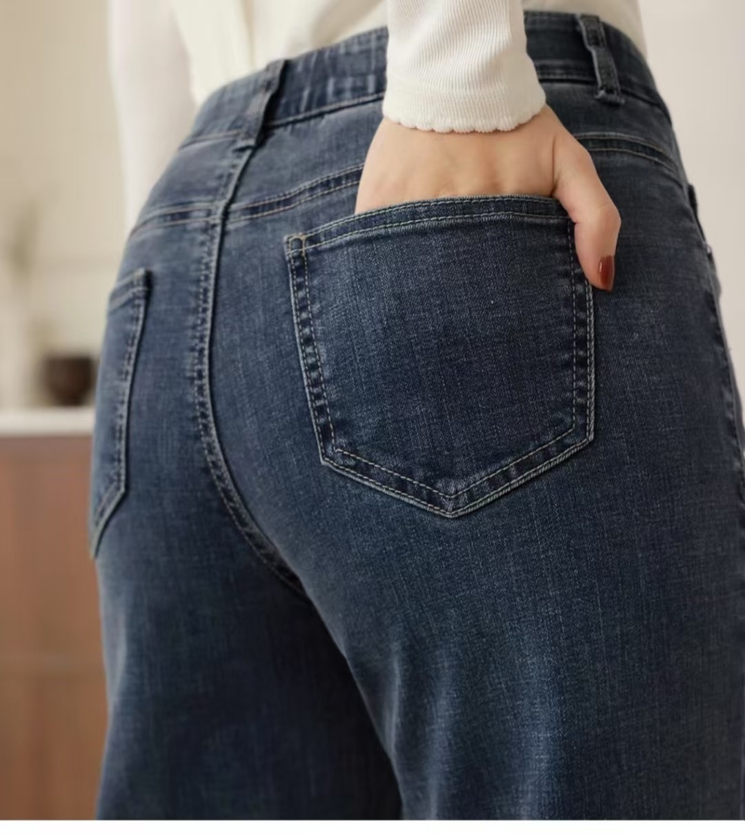 UB 40東大門㊣實拍女裝新款時尚職業熱賣休閑推薦25秋冬牛仔褲UB 40牛仔褲