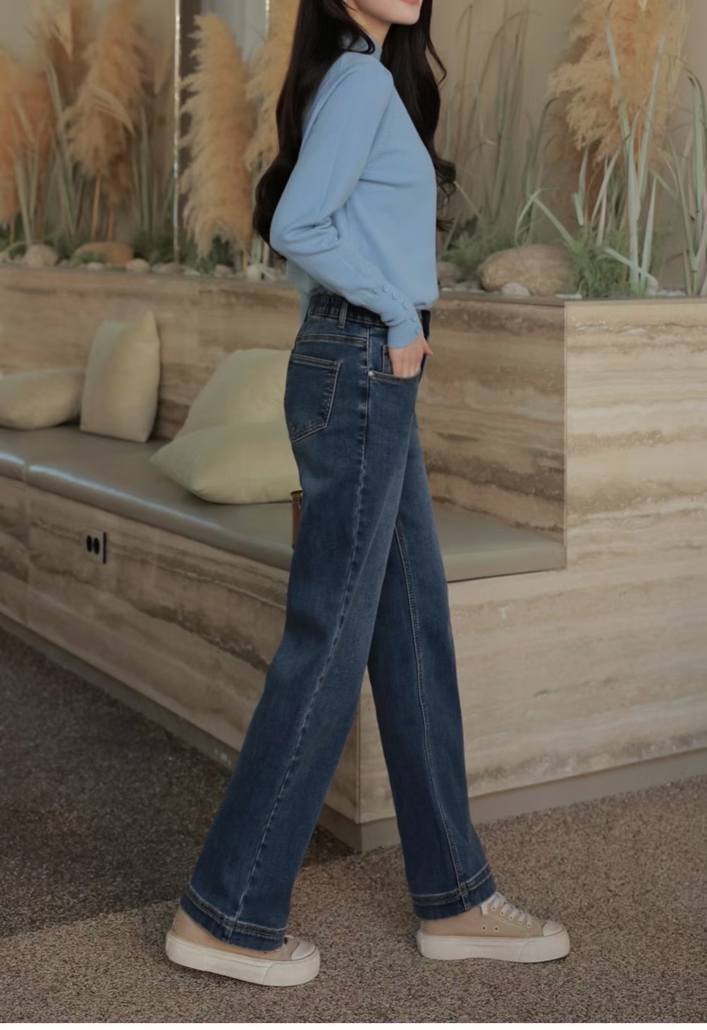 UB 40韓國直郵㊣女士新品時尚真品推薦熱賣休閑職業牛仔褲UB 40牛仔褲