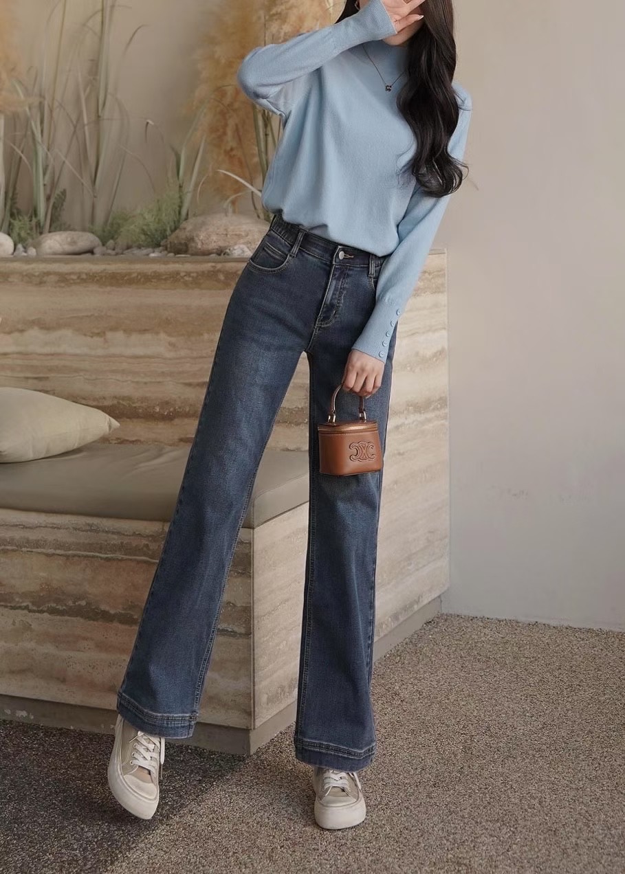 UB 40韓國直郵㊣女士新品時尚真品推薦熱賣休閑職業牛仔褲UB 40牛仔褲圖色1