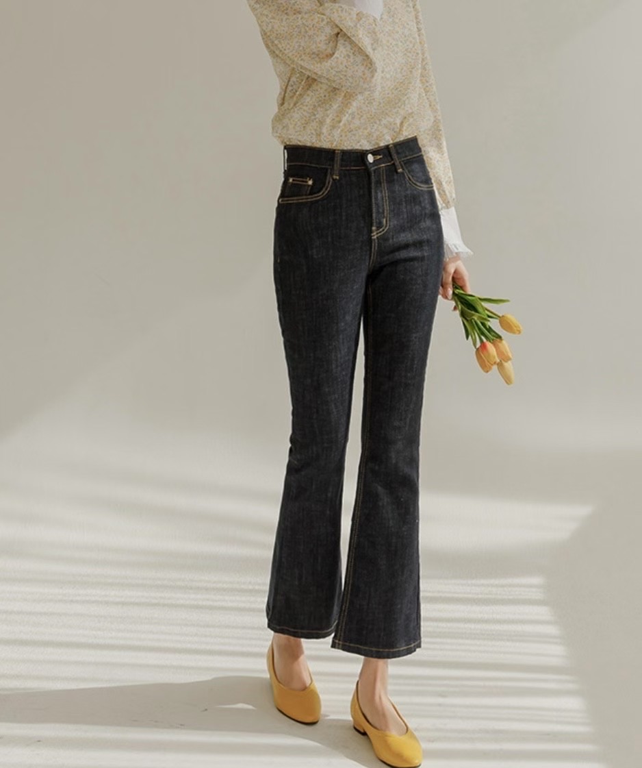 UB 40東大門㊣實拍女裝新品真品25秋冬人氣時尚熱賣牛仔褲UB 40牛仔褲圖色1