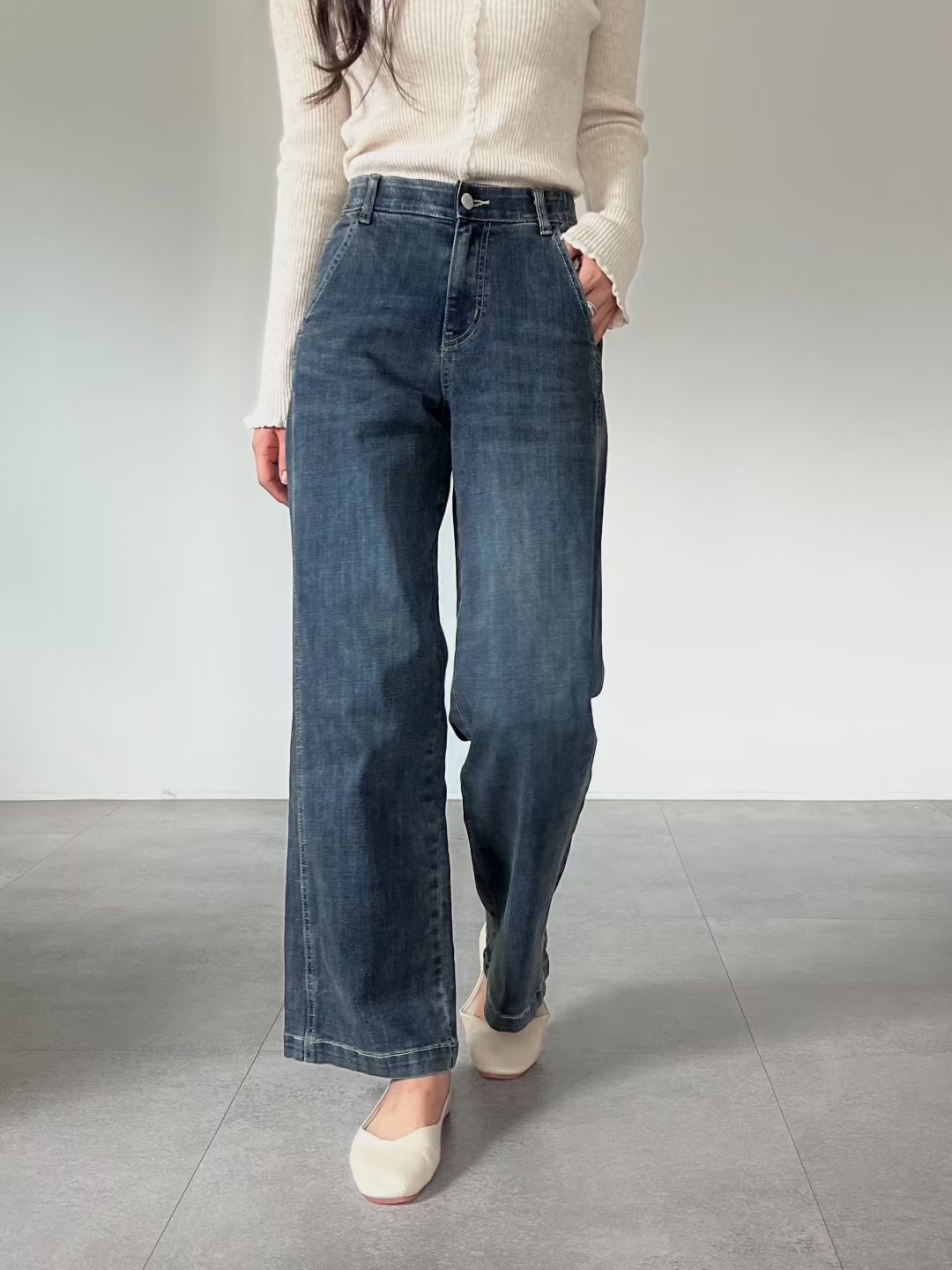 UB 40東大門㊣代購女士新品時尚人氣推薦職業休閑熱賣牛仔褲UB 40牛仔褲