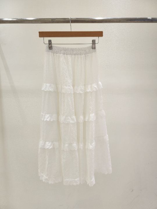 FEMME東大門㊣實拍女士新品休閑25秋冬真品推薦熱賣長裙蕾絲FEMME長裙