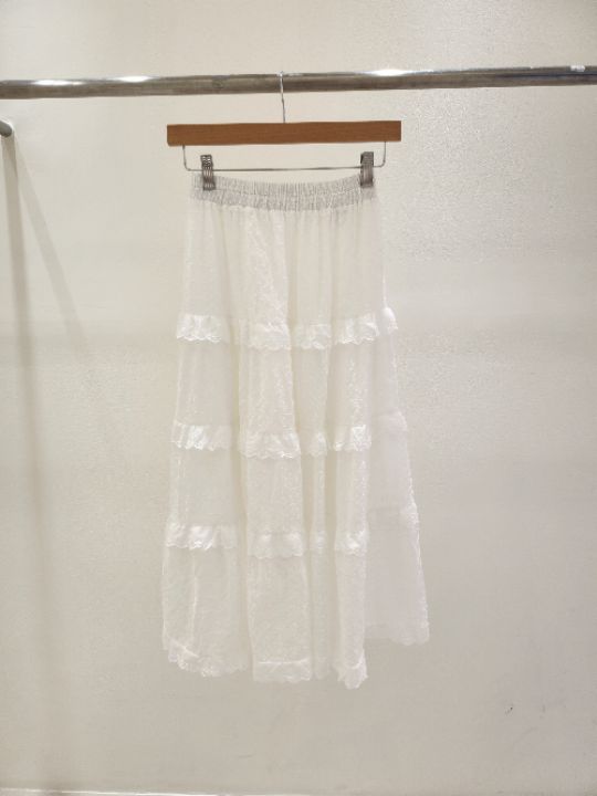 FEMME東大門㊣實拍女士新品休閑25秋冬真品推薦熱賣長裙蕾絲FEMME長裙