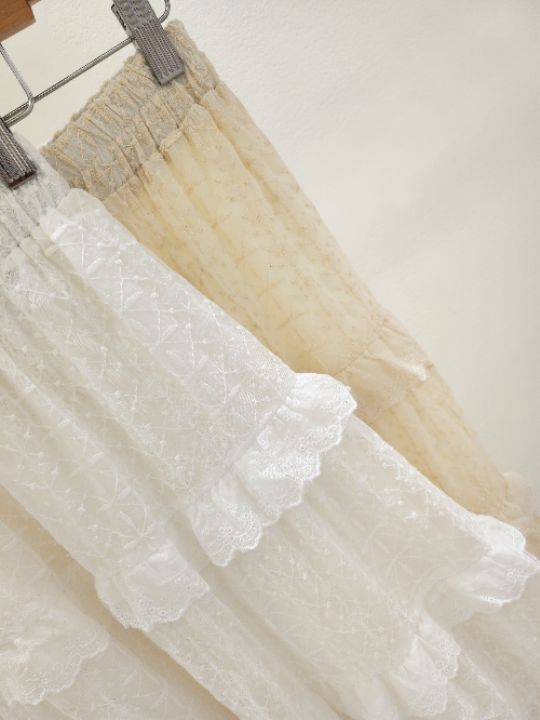 FEMME東大門㊣實拍女士新品休閑25秋冬真品推薦熱賣長裙蕾絲FEMME長裙