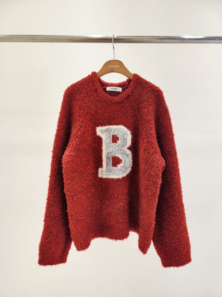 FEMME東大門㊣代購女士新品熱賣推薦職業真品25秋冬時尚毛衣FEMME毛衣圖色1