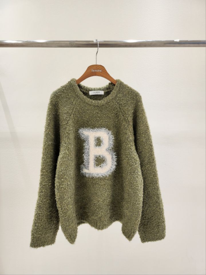 FEMME東大門㊣代購女士新品熱賣推薦職業真品25秋冬時尚毛衣FEMME毛衣圖色2