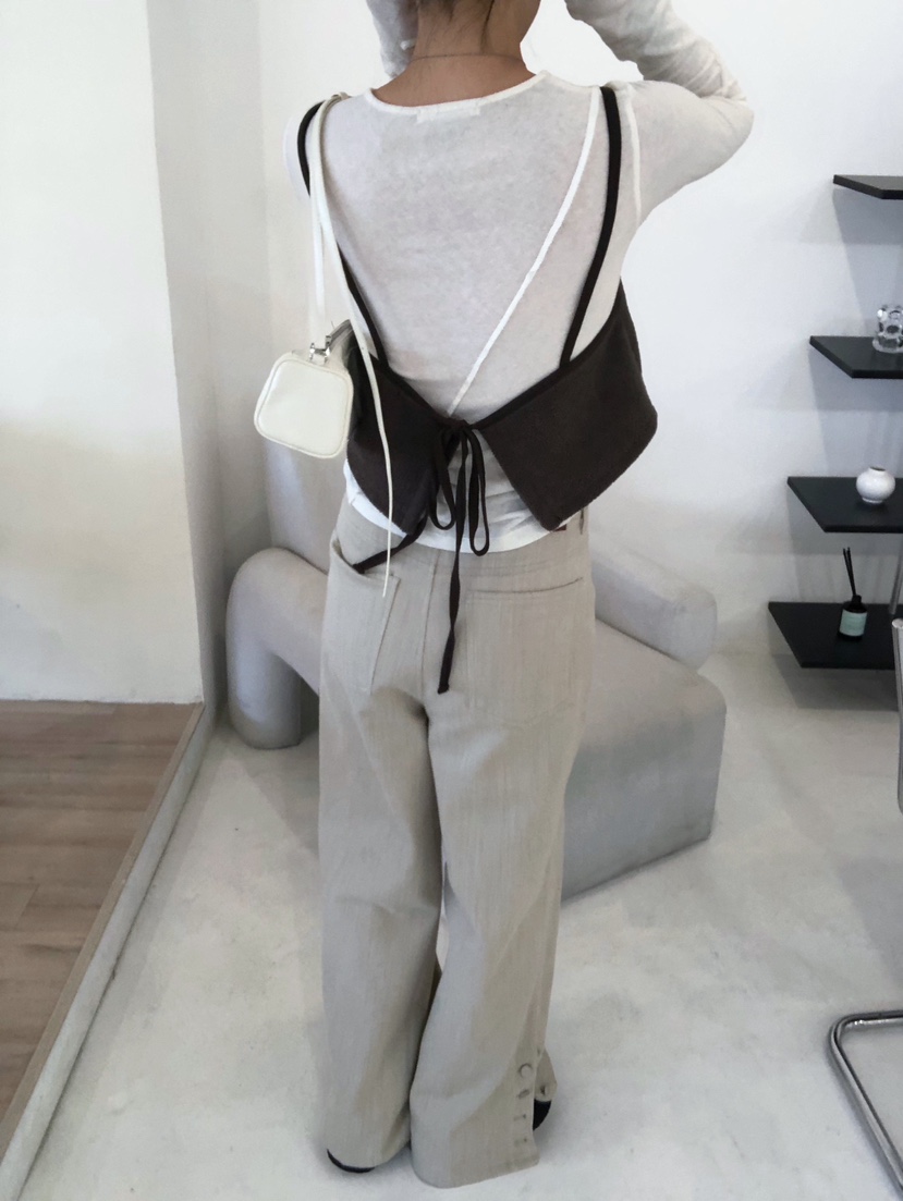 GLITTER東大門㊣代購女裝新款25秋冬人氣時尚吊帶背心不含內搭GLITTER吊帶/背心