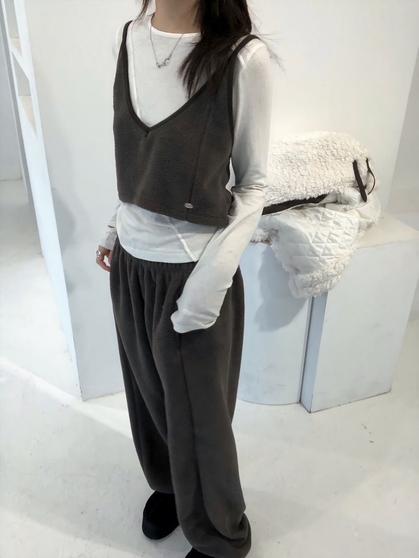 GLITTER韓國直郵㊣女裝新款人氣真品休閑25秋冬職業時尚休閑褲GLITTER休閑褲圖色2