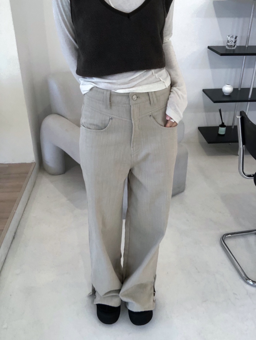 GLITTER韓國直郵㊣女裝新款真品休閑時尚推薦人氣25秋冬休閑褲GLITTER休閑褲