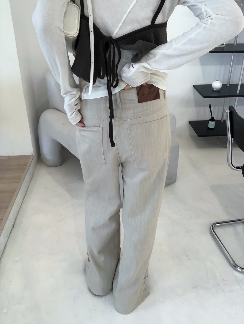 GLITTER韓國直郵㊣女裝新款真品休閑時尚推薦人氣25秋冬休閑褲GLITTER休閑褲