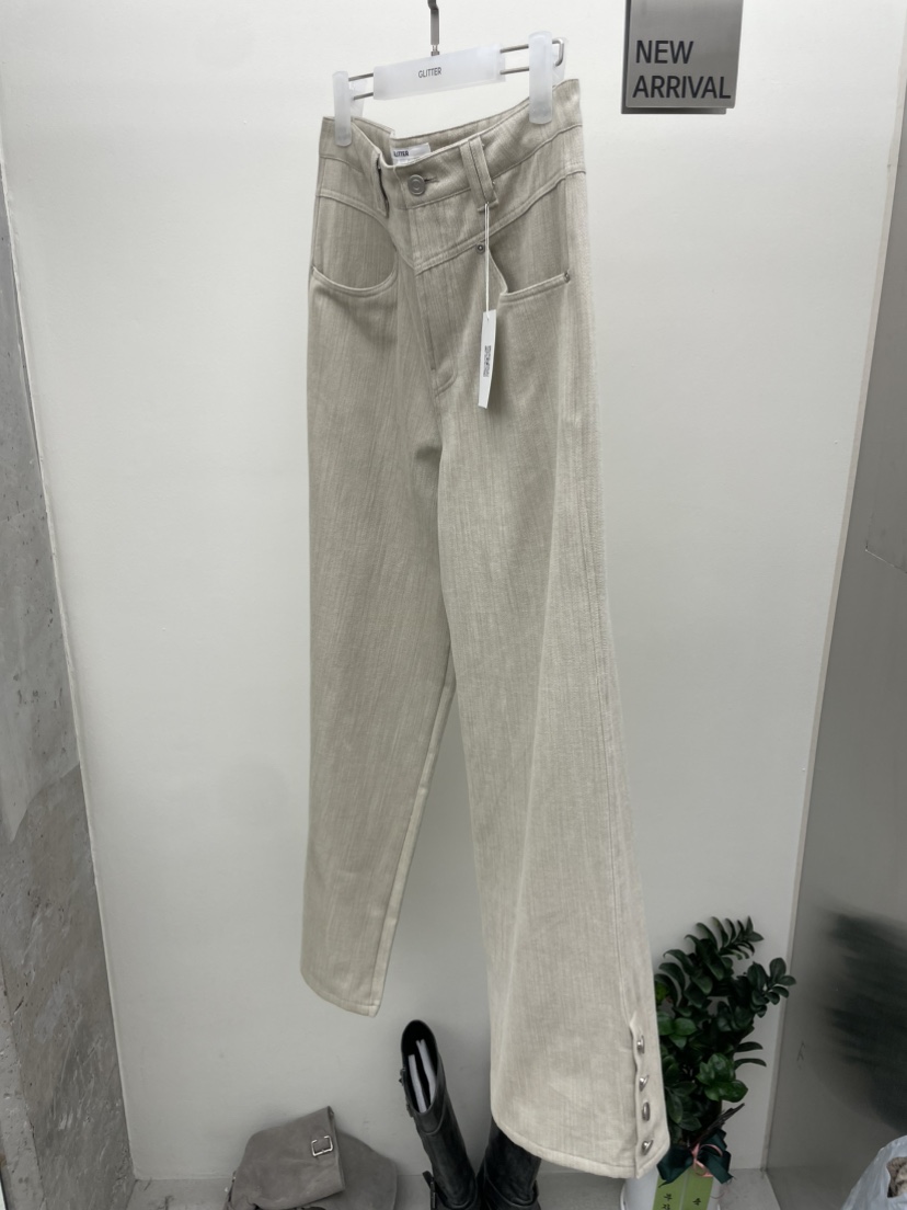 GLITTER韓國直郵㊣女裝新款真品休閑時尚推薦人氣25秋冬休閑褲GLITTER休閑褲圖色2