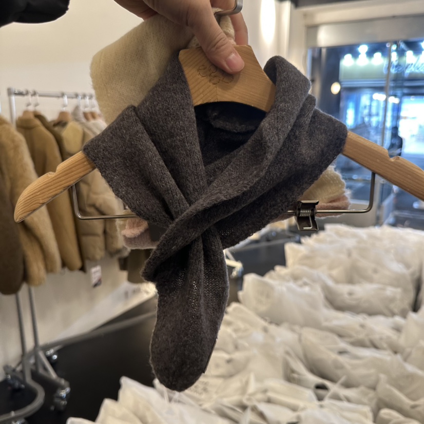 EGG東大門㊣實拍女士新款熱賣休閑人氣25秋冬職業推薦圍巾披肩EGG-訂貨周期長圍巾/披肩圖色1