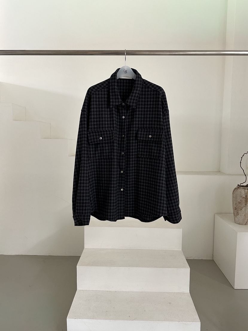 OATMEAL東大門㊣直郵女裝新款熱賣休閑25秋冬職業襯衫蕾絲衫OATMEAL襯衫/蕾絲衫圖色2