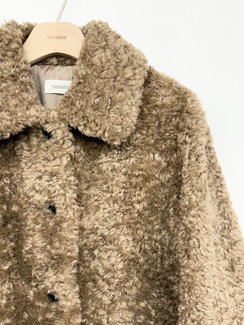 TOOGOOD韓國代購㊣女裝新款25秋冬人氣職業休閑推薦短款大衣TOOGOOD短款大衣