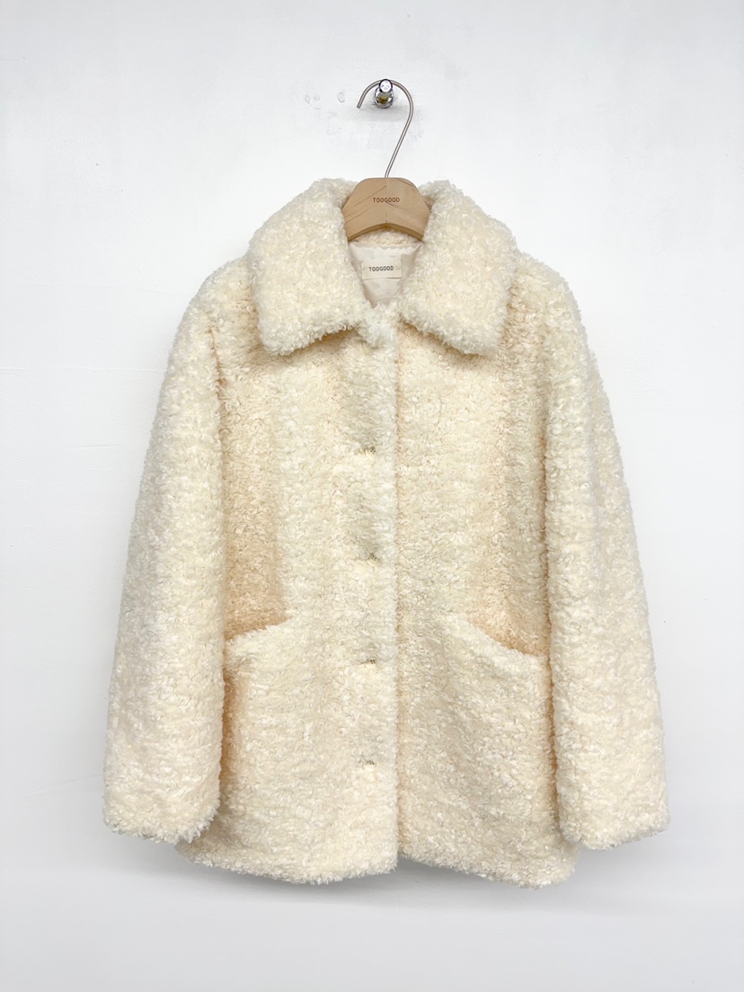 TOOGOOD韓國代購㊣女裝新款25秋冬人氣職業休閑推薦短款大衣TOOGOOD短款大衣圖色2