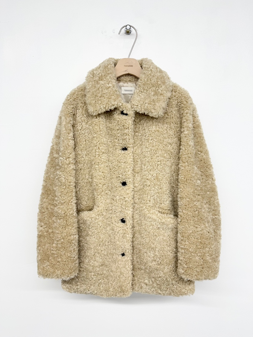 TOOGOOD韓國代購㊣女裝新款25秋冬人氣職業休閑推薦短款大衣TOOGOOD短款大衣圖色3