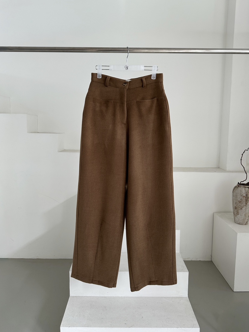 OATMEAL韓國代購㊣女士新款時尚25秋冬熱賣人氣推薦職業休閑褲OATMEAL休閑褲圖色1