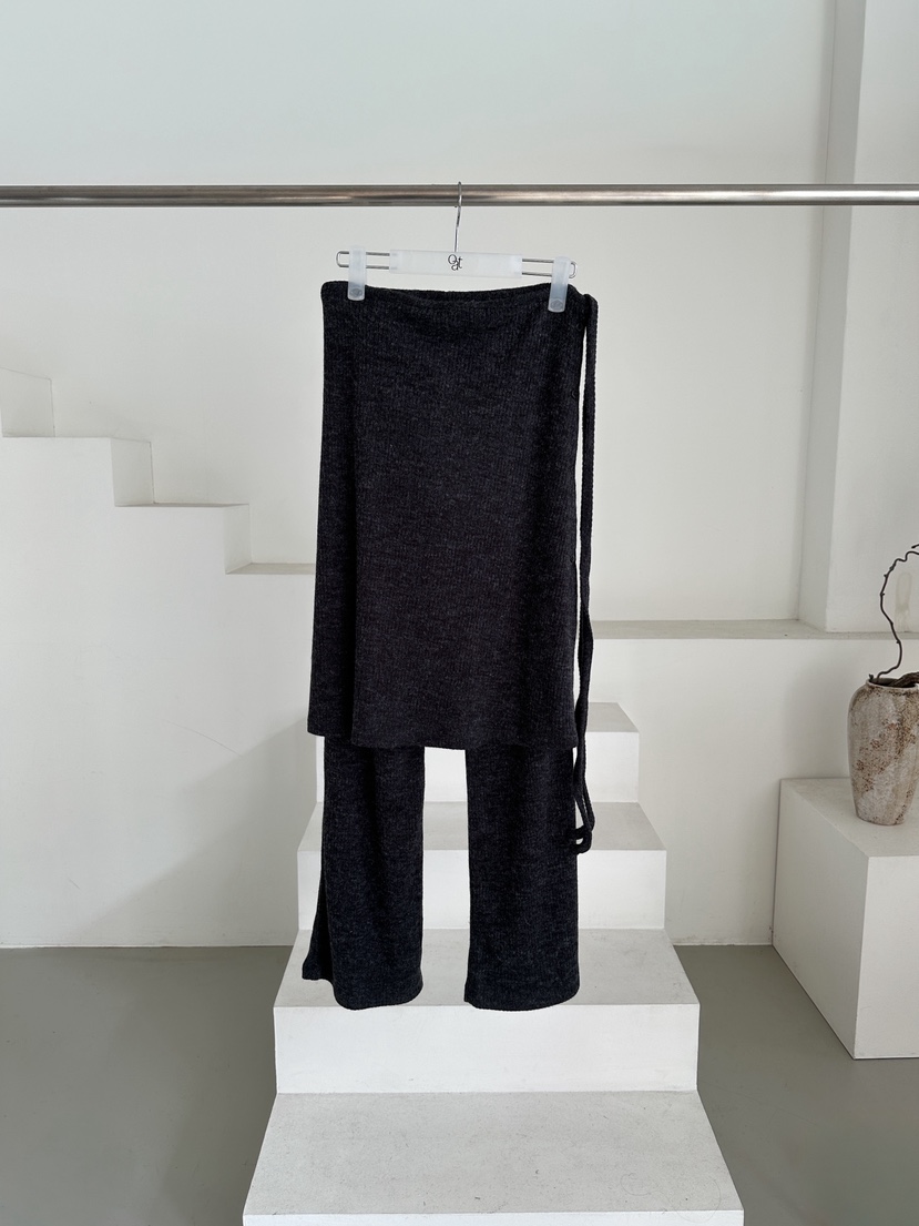 OATMEAL東大門㊣代購女士新款推薦25秋冬熱賣職業人氣休閑裙褲OATMEAL裙褲圖色2