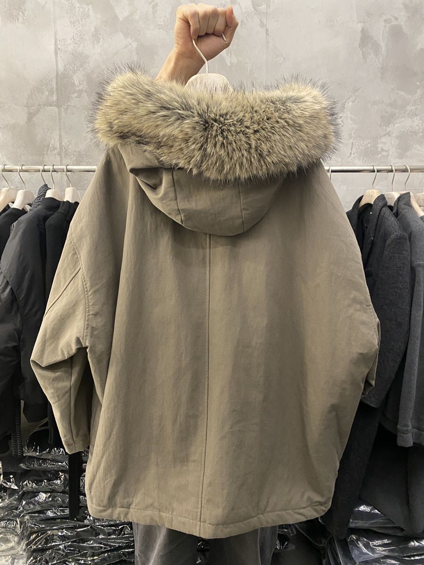 THE VETIVER-A東大門㊣直郵女士新品職業人氣短款大衣皮草VETIVER短款大衣