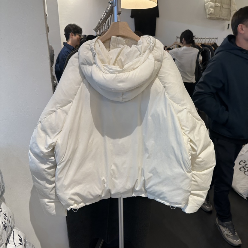 EGG韓國代購㊣女裝新款時尚25秋冬推薦人氣休閑短款羽絨服填充EGG-訂貨周期長短款羽絨服