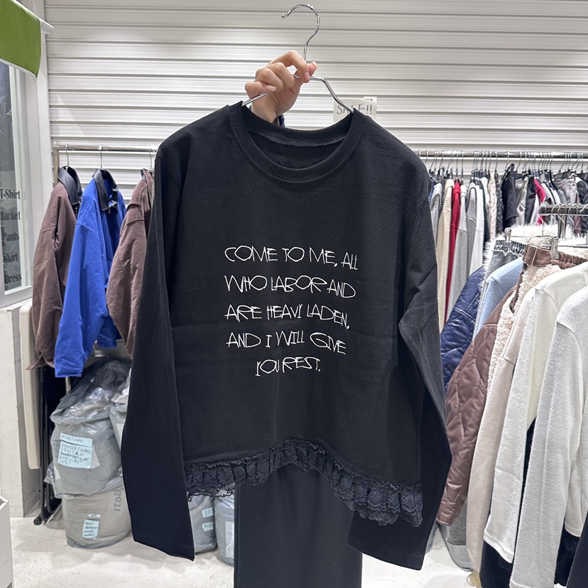 BRICKLANE韓國直郵㊣女裝新品熱賣時尚休閑推薦人氣長袖T恤BRICKLANE長袖T恤圖色2