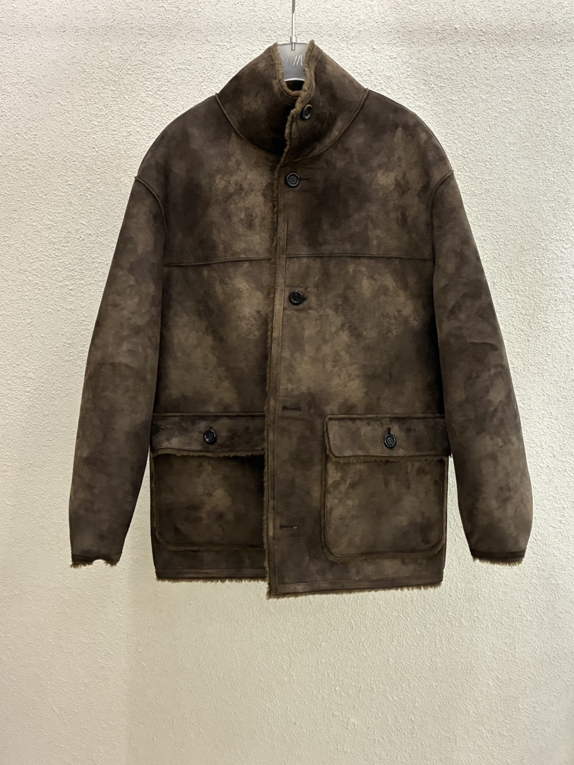 MWE東大門㊣實拍女士新品推薦25秋冬休閑時尚短款大衣里外穿MWE短款大衣圖色1