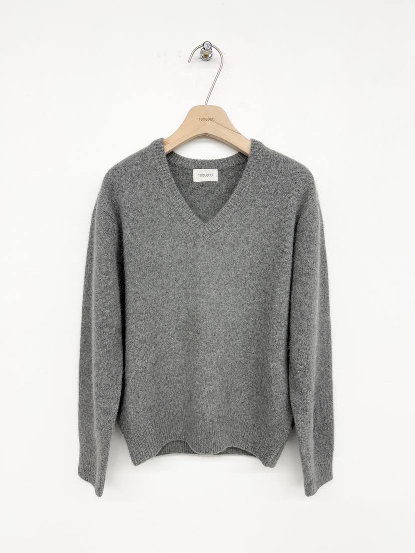 TOOGOOD韓國直郵㊣女裝新品熱賣休閑時尚人氣針織衫V領浣熊TOOGOOD針織衫圖色1