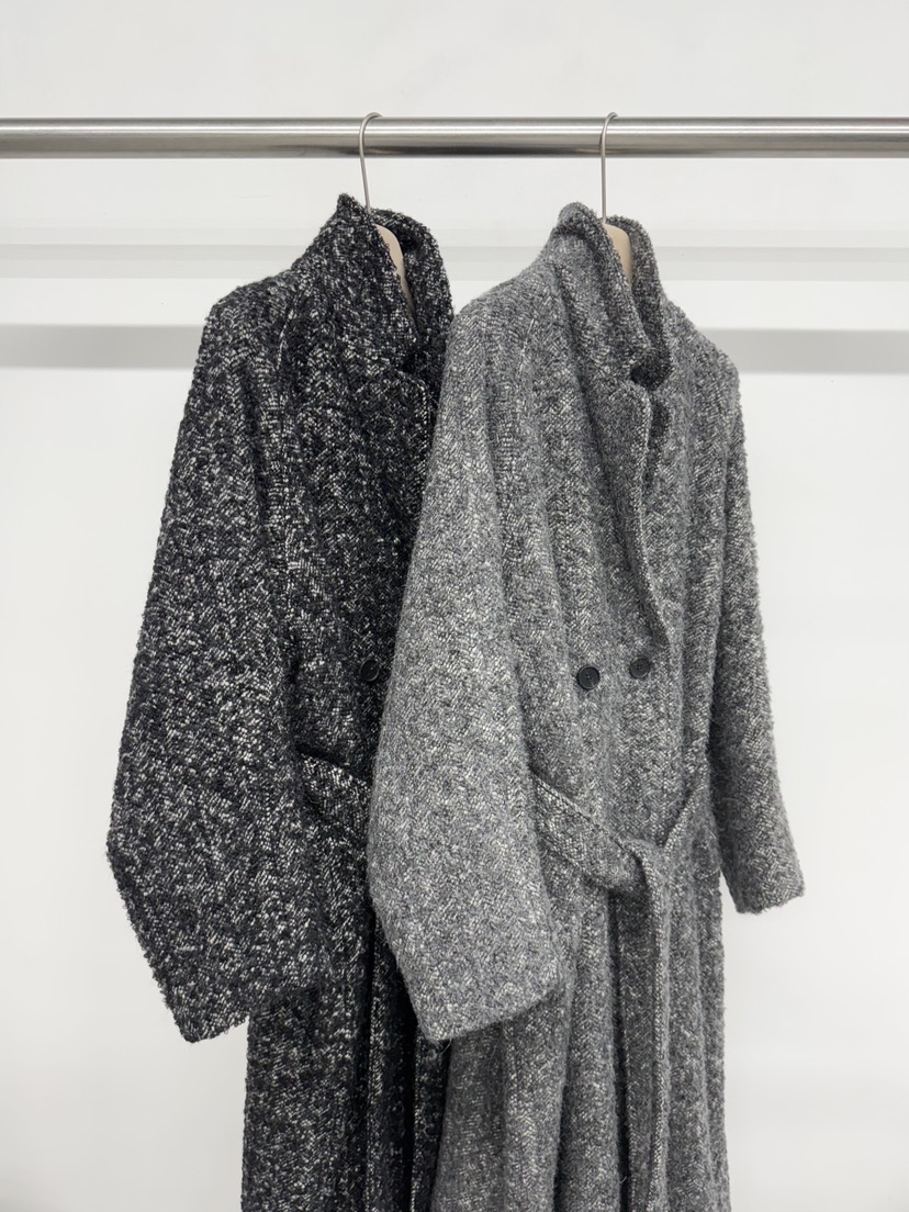 TOOGOOD東大門㊣實拍女裝新款職業25秋冬推薦中長款大衣含腰帶TOOGOOD中長款大衣